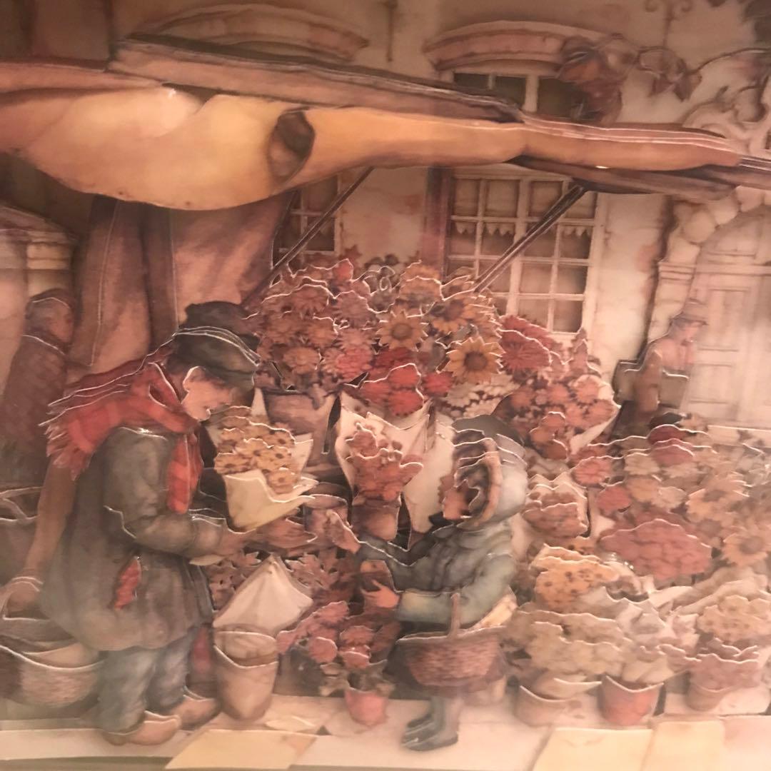 イギリス製　デコバージョン　壁絵　ANTON PIECK フラワーマーケット