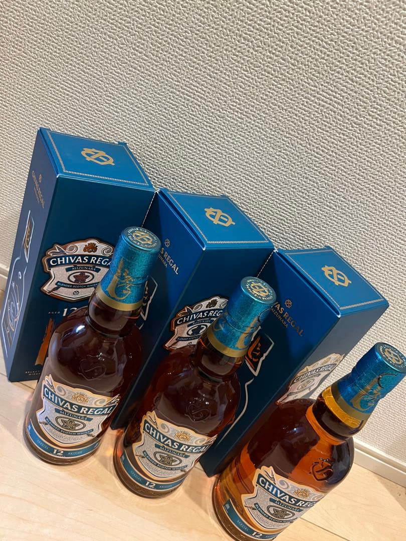 シーバスリーガル　ミズナラ　12年スペシャル・エディション３本セット