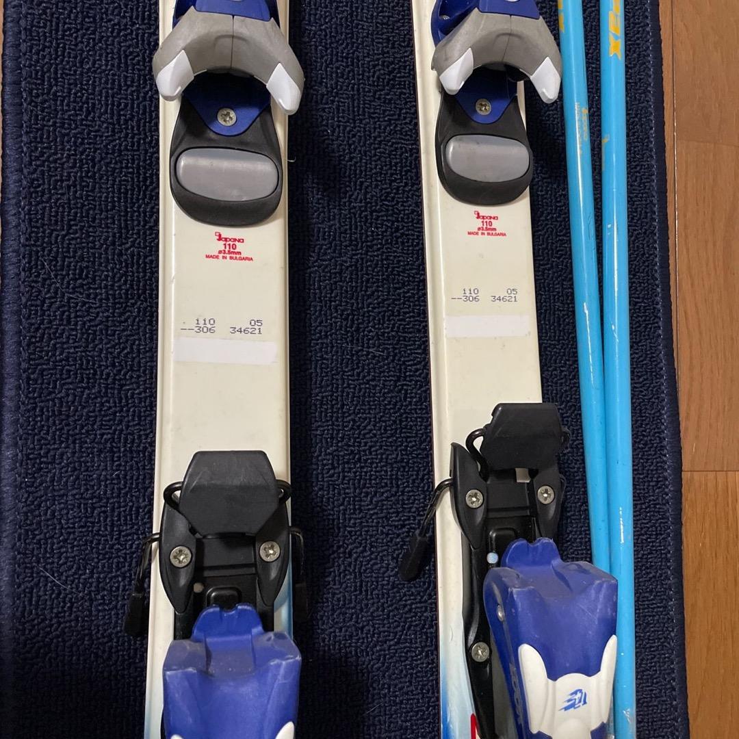スキーセット　子供用　スキー板110 スキーブーツ21-22
