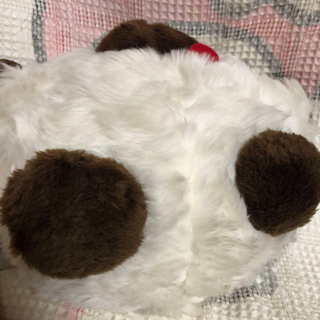 昭和レトロ　ヴィンテージ プチ.アムール　バンダイ　犬　ぬいぐるみ　中古品