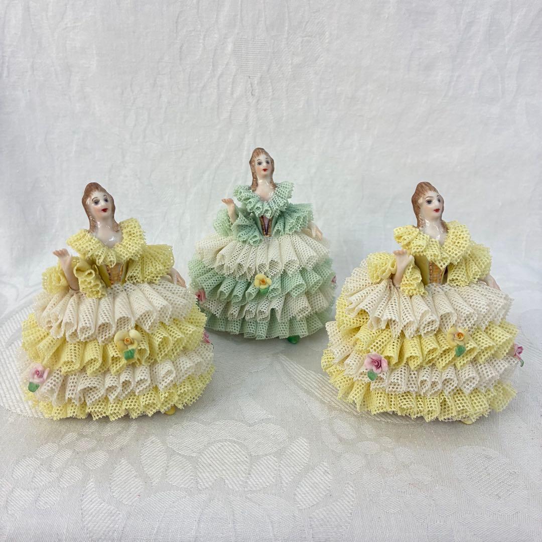 専用　アイリッシュドレスデン レース陶器人形 \