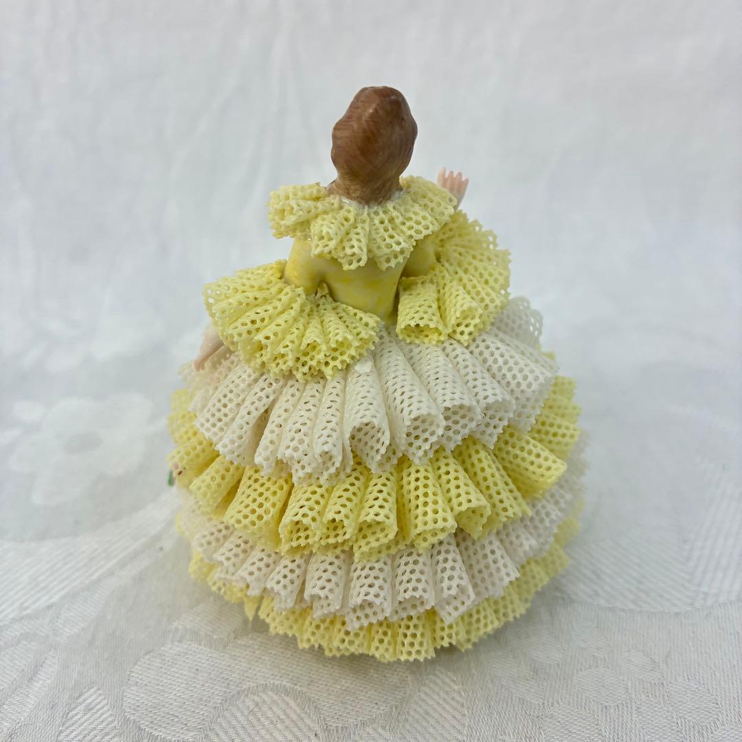 専用　アイリッシュドレスデン レース陶器人形 \"Rosa\" 3体セット③