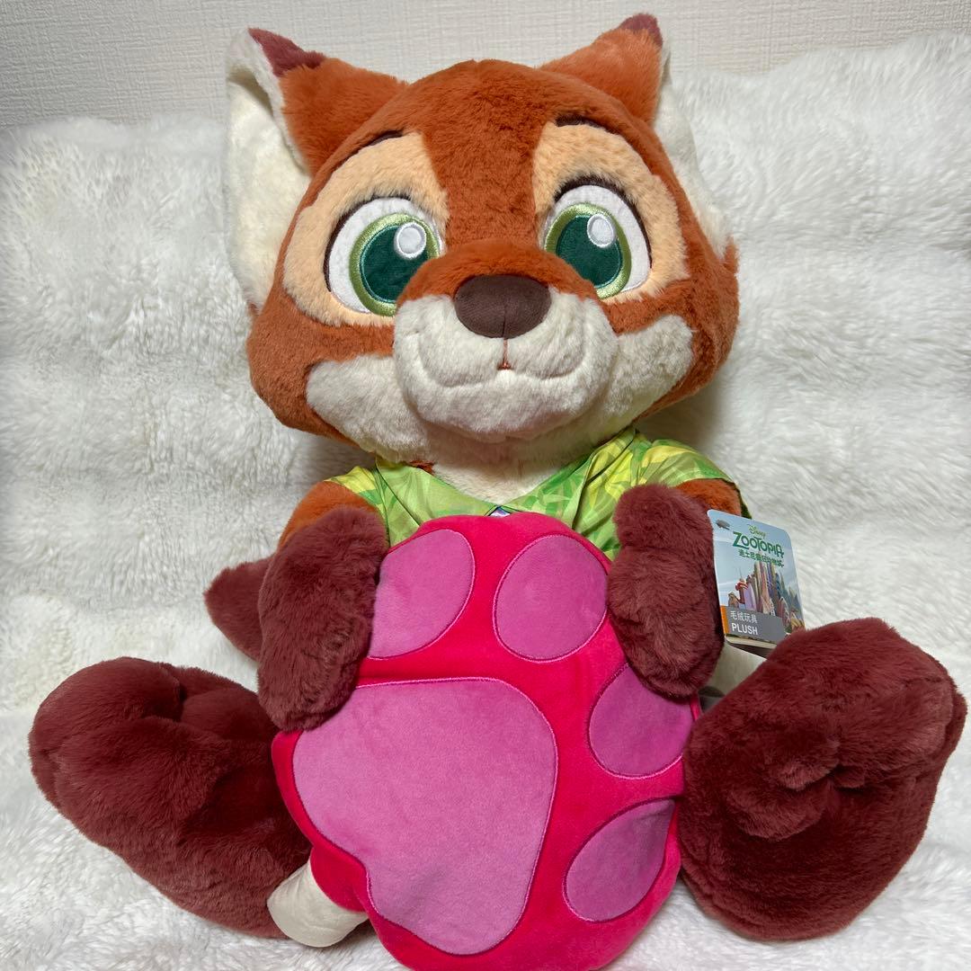 上海ディズニー　ズートピア　ニック　ぬいぐるみ　アイスキャンディー