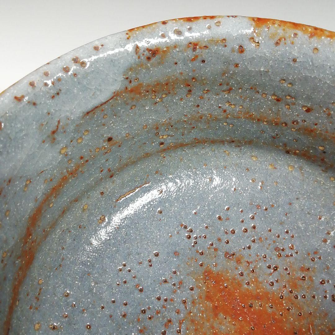 Ｔ６９４　茶碗　『鼡志野』『桃山窯　林英二 造』　共箱　抹茶碗　茶道具