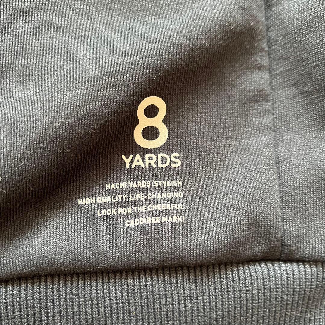 8YARDS ハチヤーズ　パーカー　ロゴ　ゴルフ　メンズ　L 黒　プルオーバー