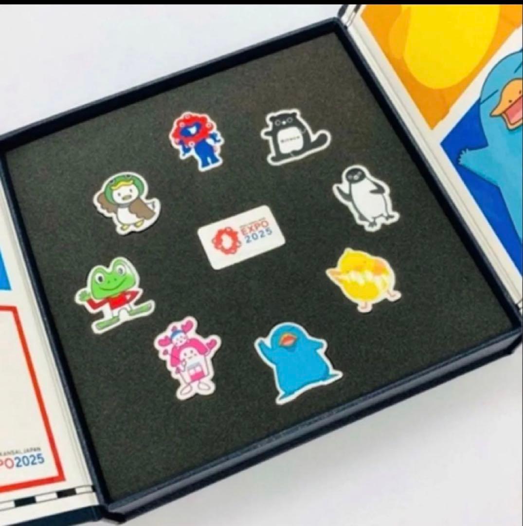 ミャクミャク　イコちゃんJR ピンバッジ 7キャラクター 万博