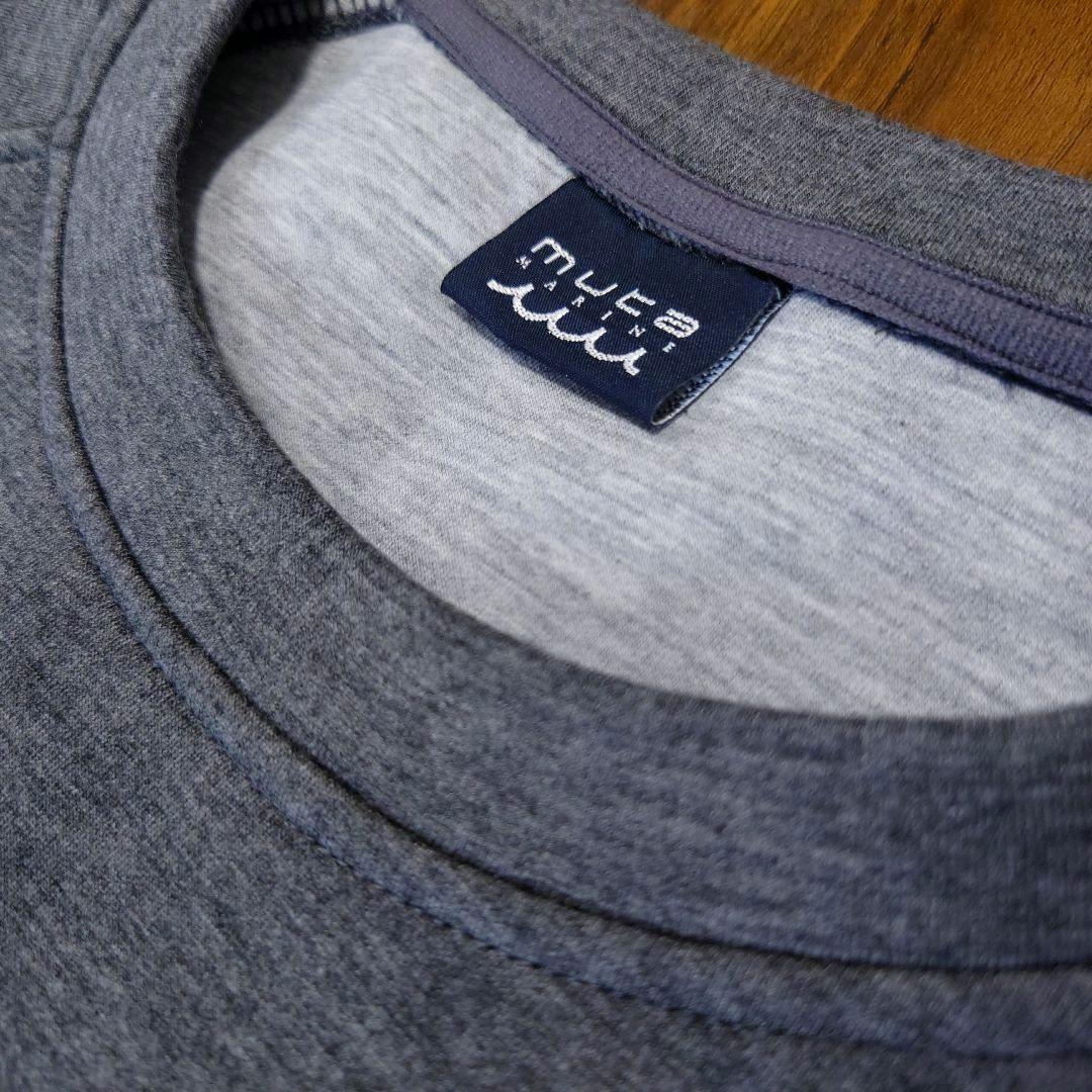 極美品 muta MARINE GOLF ボンディング 七分袖 プルオーバー