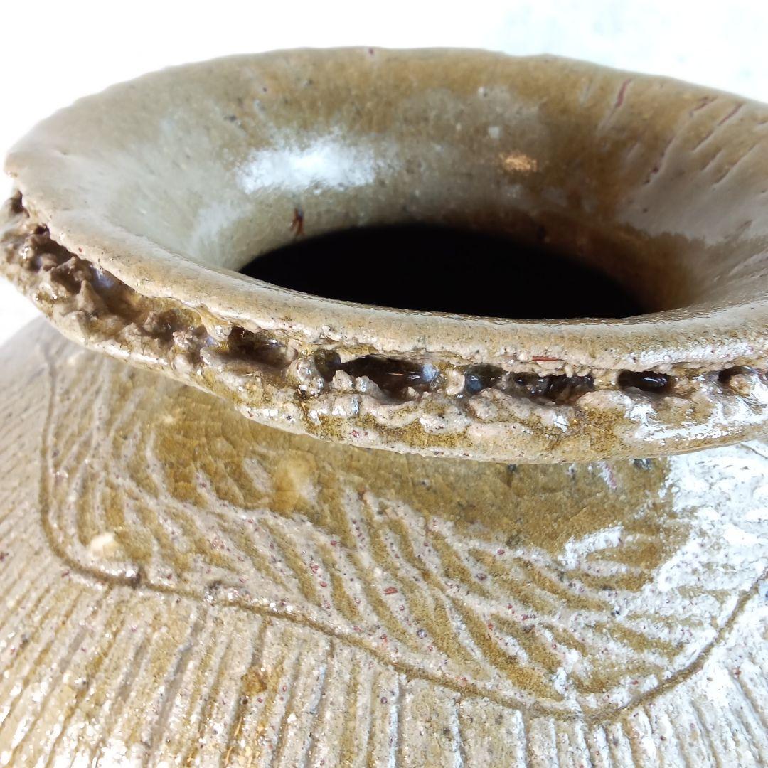 岡山県重文「黒井千左」【虫明焼・壺】