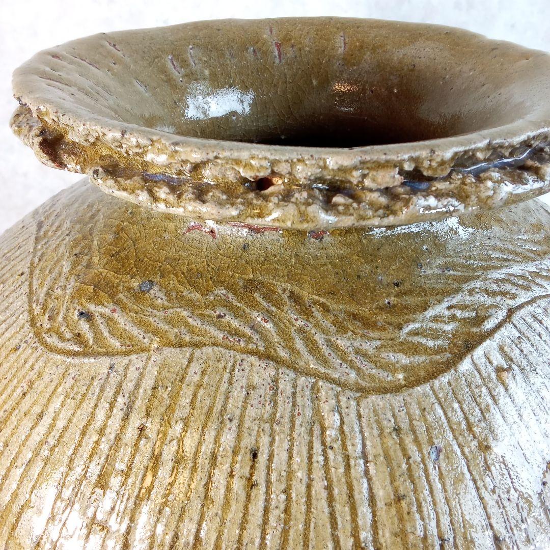 岡山県重文「黒井千左」【虫明焼・壺】