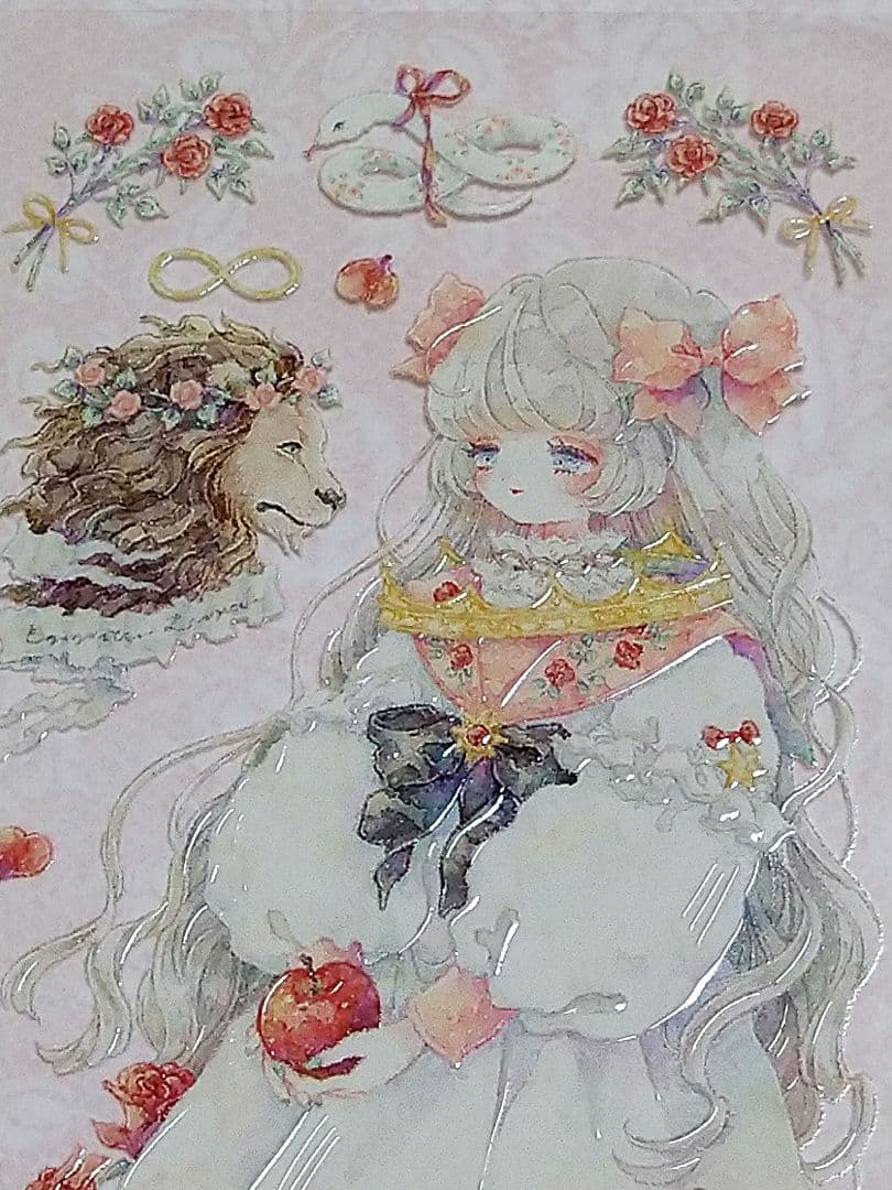 J1095＃枕边语(水晶)shine切り売り海外人物マステ