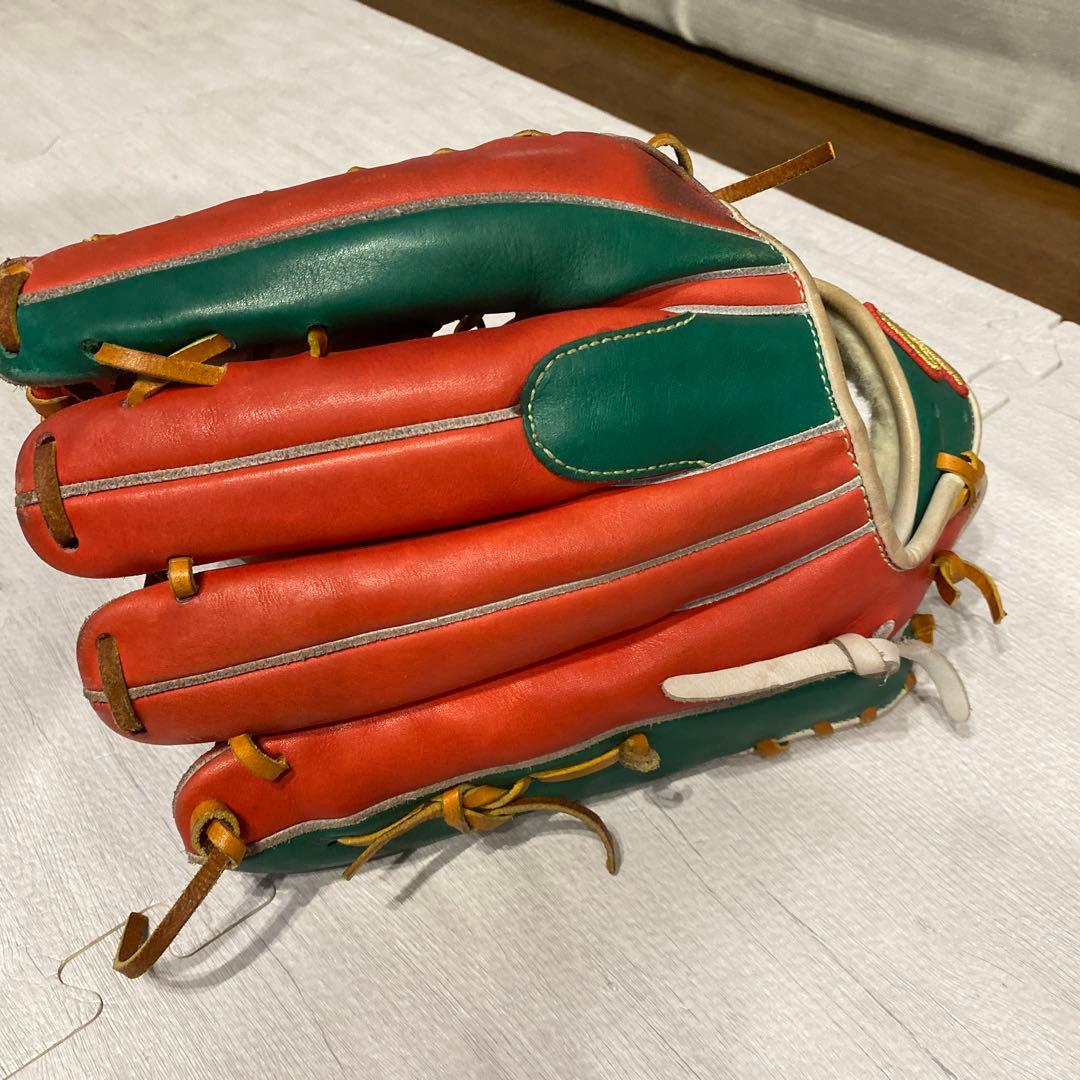 Slugger Keisuke II 軟式グローブ 赤緑