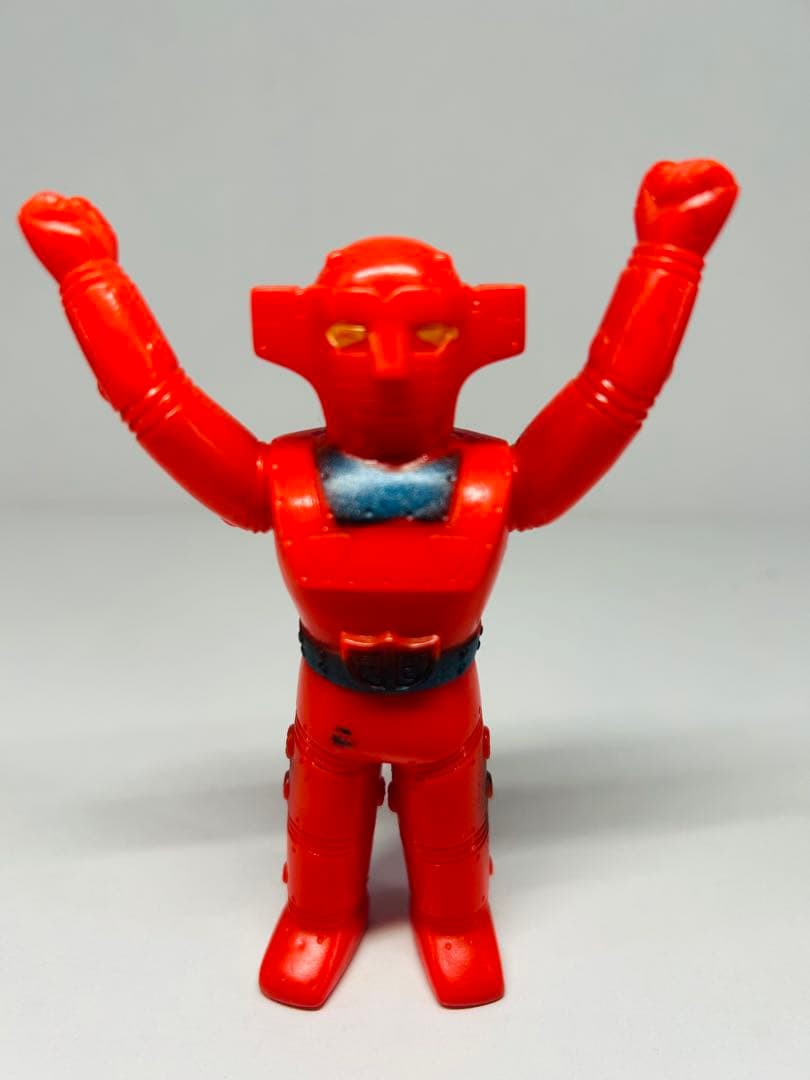 ブルマァク　レッドバロン　ミニソフビ 赤　当時物　ビンテージ　特撮