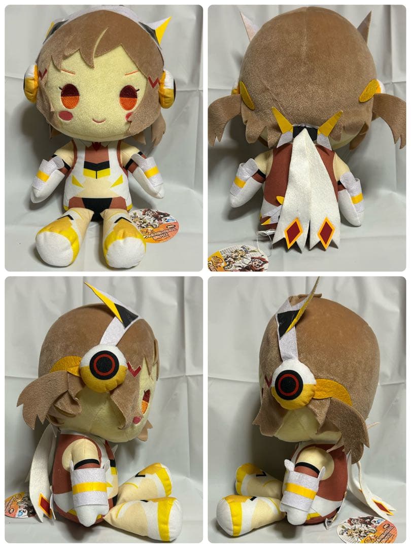 【未使用タグ付き】戦姫絶唱シンフォギアAXZ デフォルメXLぬいぐるみ 6点