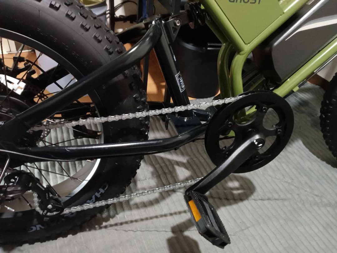 GHOST 電動アシスト自転車 オリーブグリーン