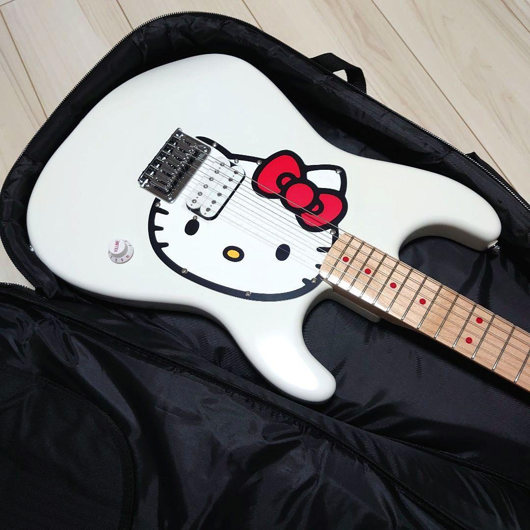 ギター Fender x Hello Kitty White Stratocaster