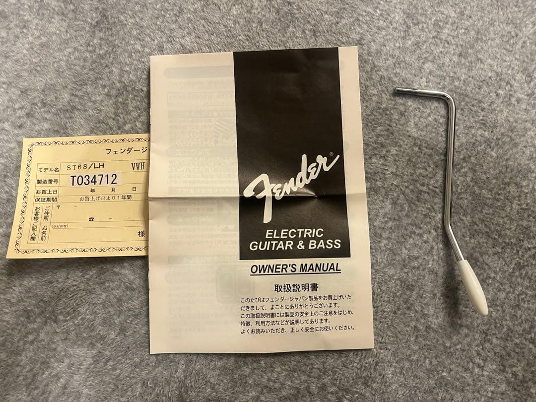 Fender Japan Stratocaster ST68/LH（左利き）