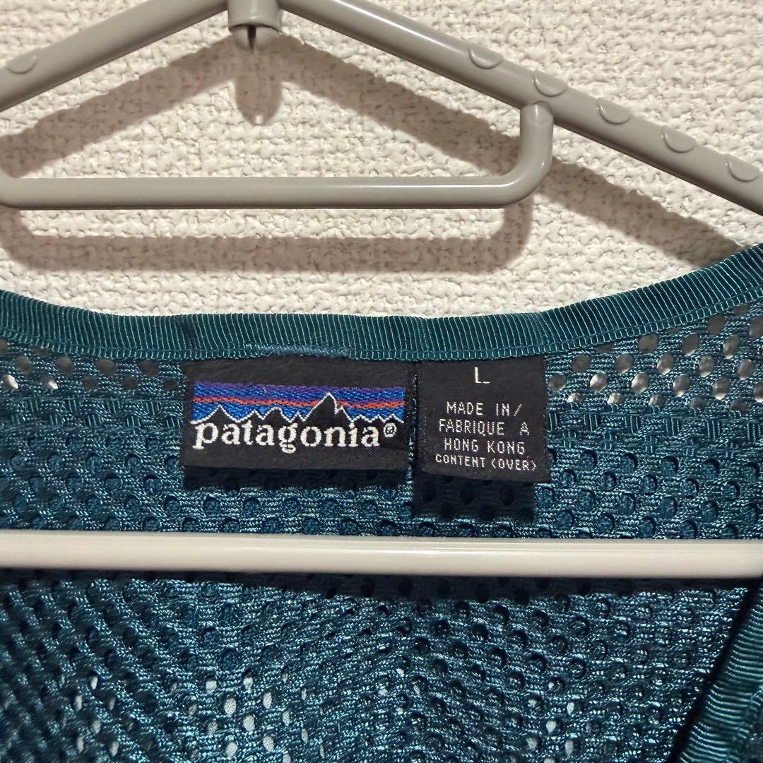 90's patagonia フィッシングベスト L ダークグリーン