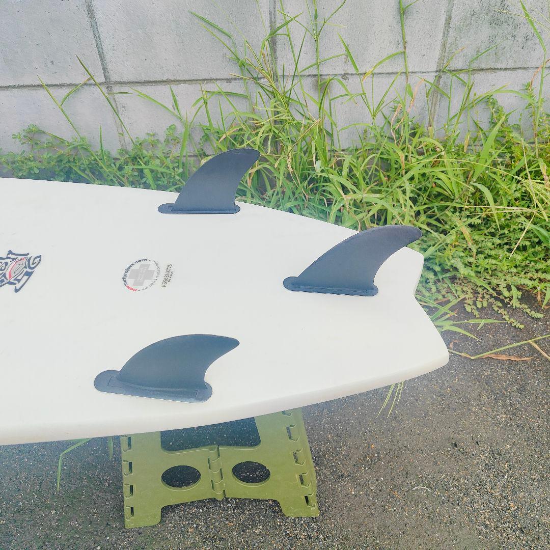 【極美品】NSP ショートボード 5’6” フィッシュテール 付属品完備 送料込
