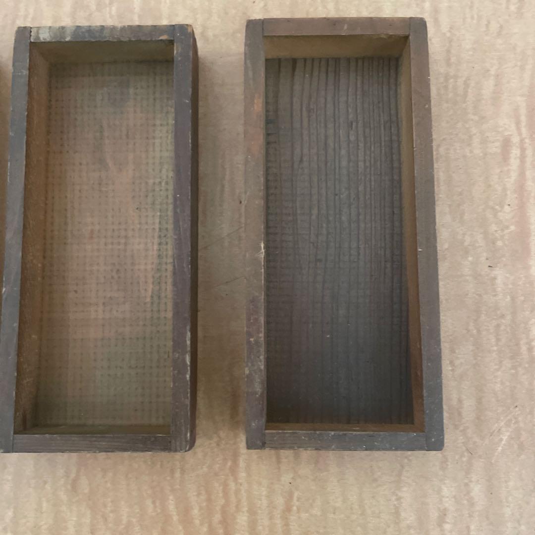 【珍しい小型】B50-2/活版印刷所で使われていた小箱（文選箱）50枚
