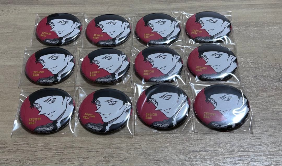 名探偵コナン アプリ限定 缶バッジ 赤井秀一 12点セット