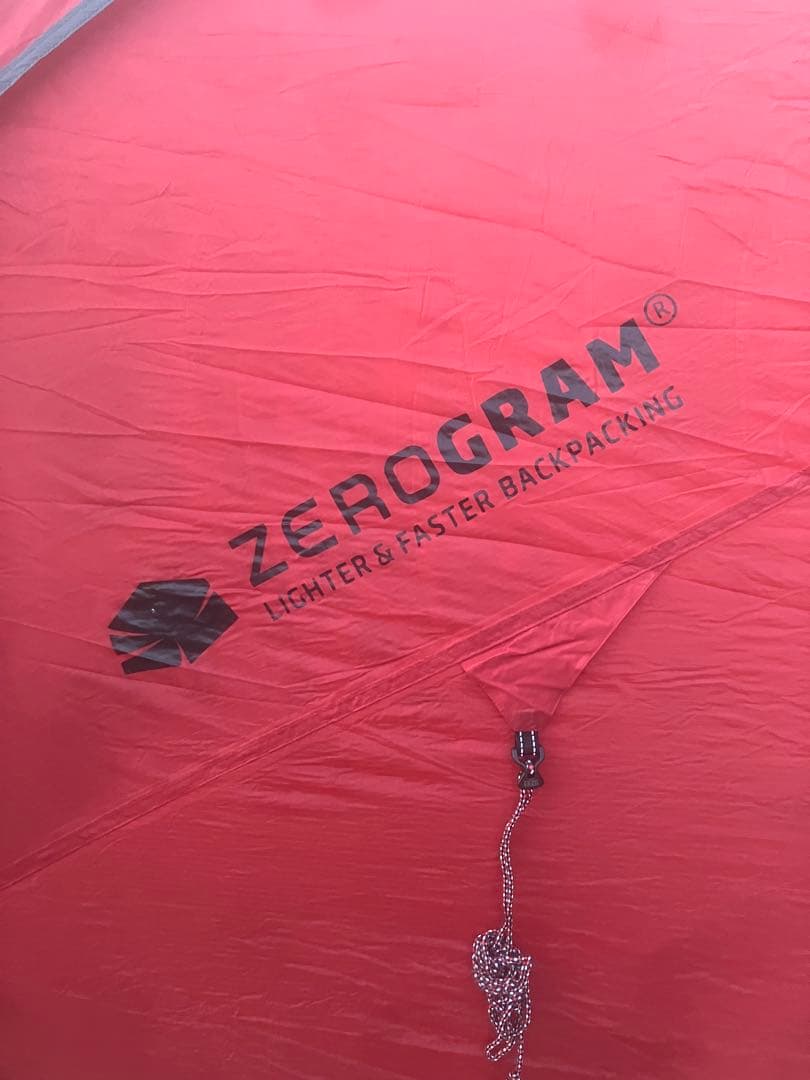 ZEROGRAM ドーム型テント レッド　赤　自立　レア