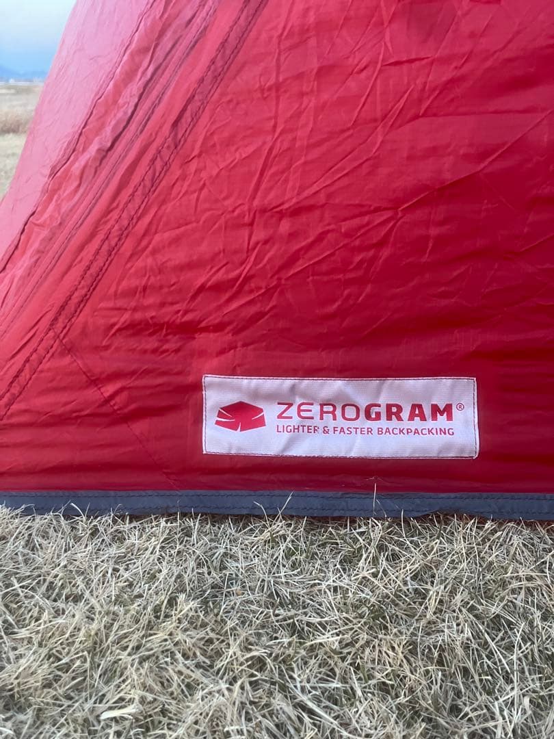 ZEROGRAM ドーム型テント レッド　赤　自立　レア