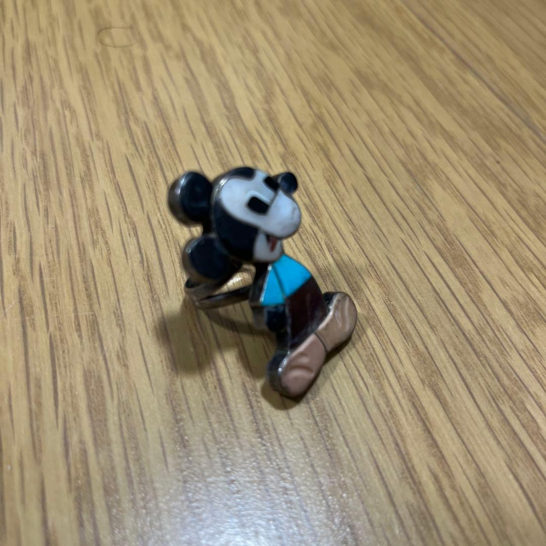 ズニ族 インディアンジュエリー リング ミッキーマウス ディズニー