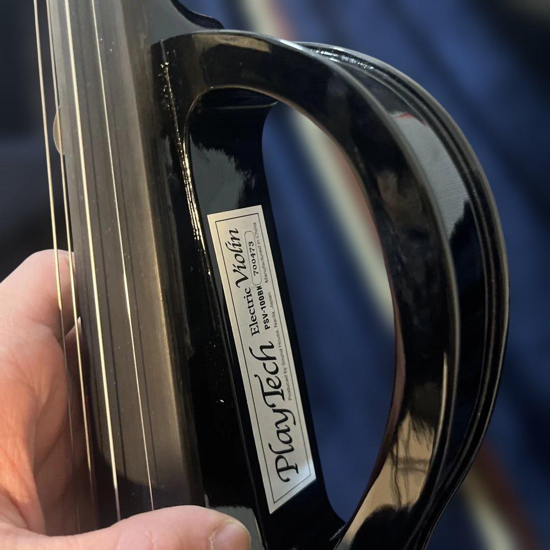 PLAYTECH PSV100BK エレクトリックバイオリン 4/4 ブラック