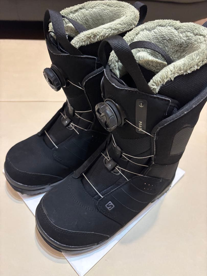 【美品】SALOMON PEARL BOA 24.5cm レディース