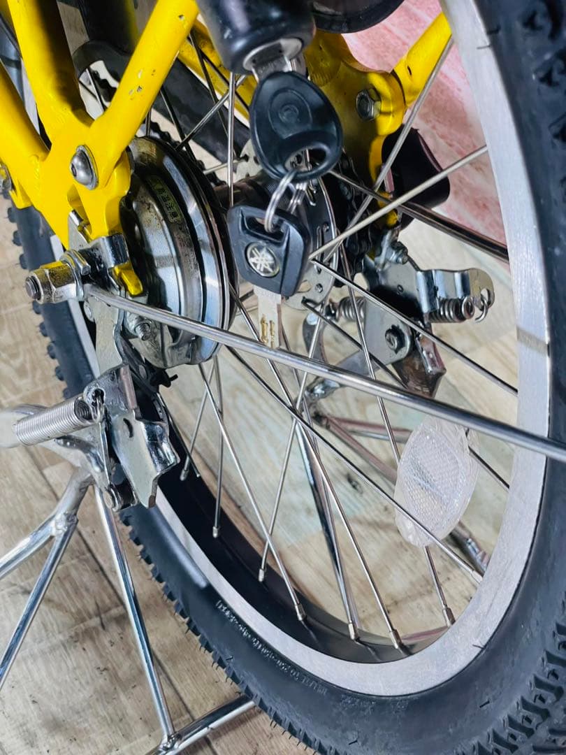 K2307 電動自転車ヤマハ子供乗せ 20インチ イエロー 8.9Ah