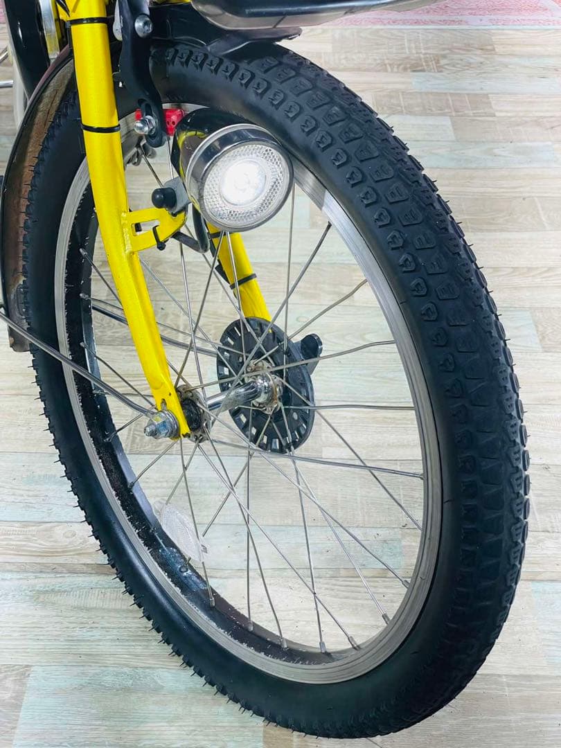 K2307 電動自転車ヤマハ子供乗せ 20インチ イエロー 8.9Ah