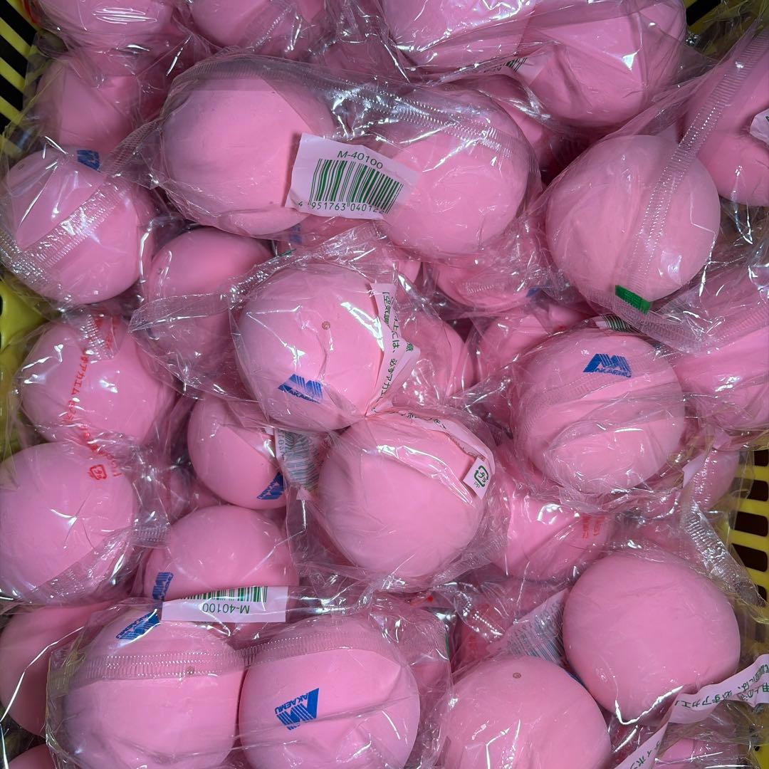 【早い者勝ち】ソフトテニス ボール アカエム 5ダース 60球 新品 ピンク