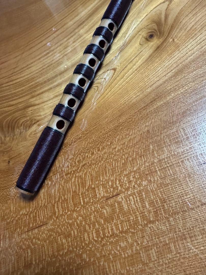 神楽笛 龍笛 煤竹 竹製 雅楽 出雲神楽笛 室達作