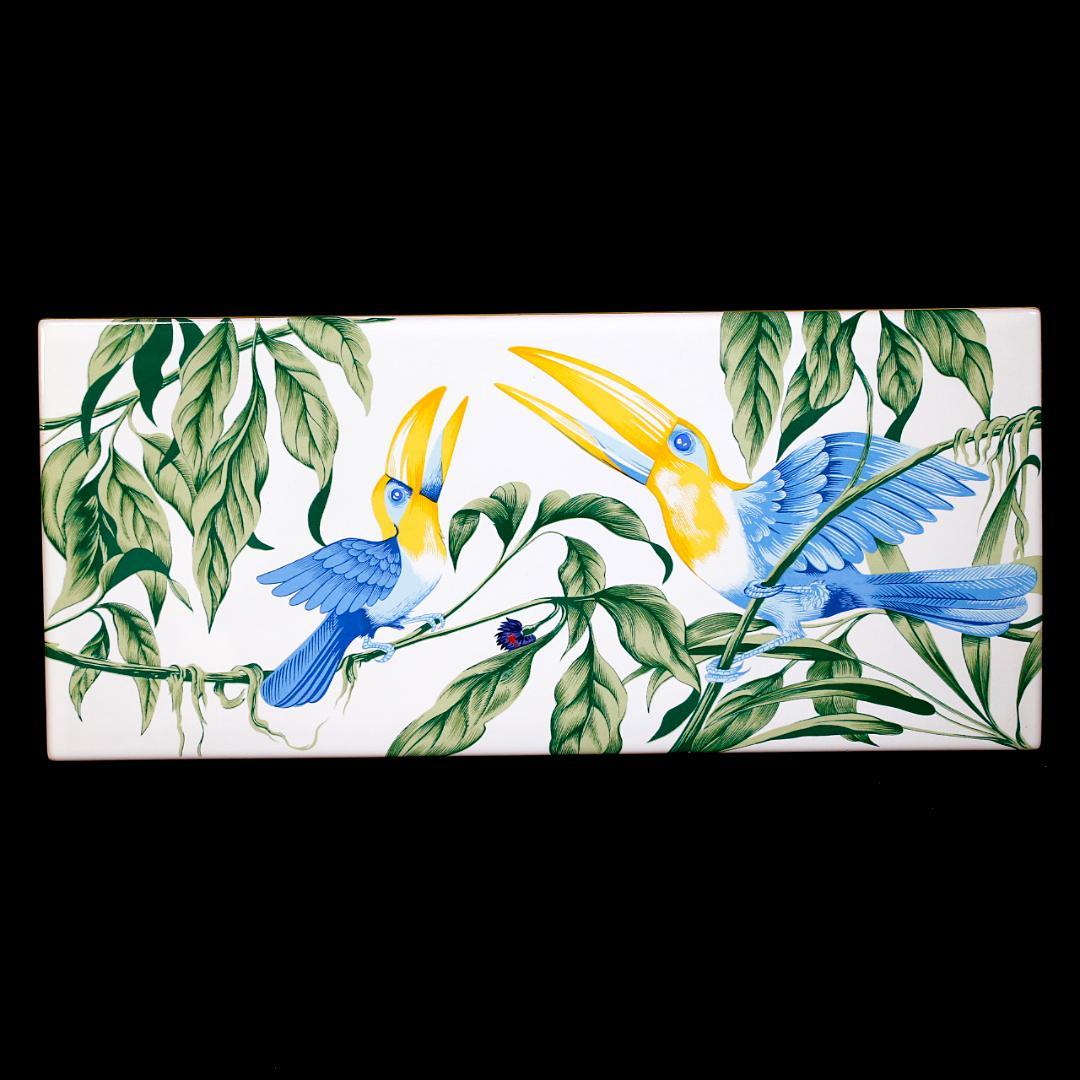 【極美品 送料込み】エルメス トゥカン 陶板画セット プラーク