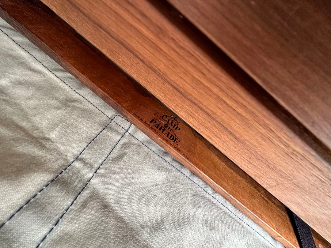 ウォールナットフォールディングチェア　テーブルセット　椅子分解可能