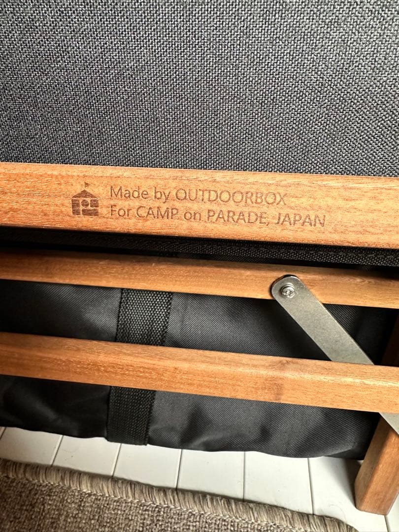 ウォールナットフォールディングチェア　テーブルセット　椅子分解可能