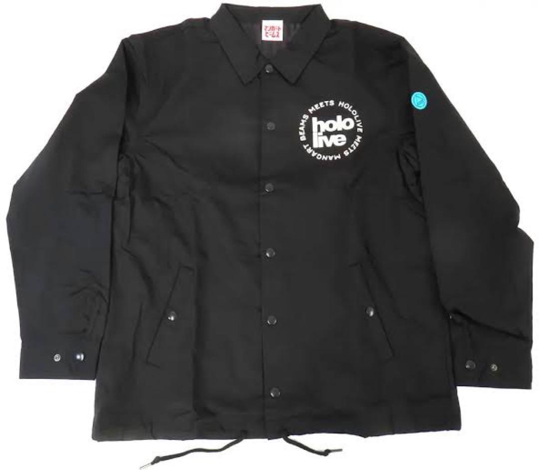 ホロライブ　BEAMS SUPER EXPO 2022 ロゴコーチジャケット