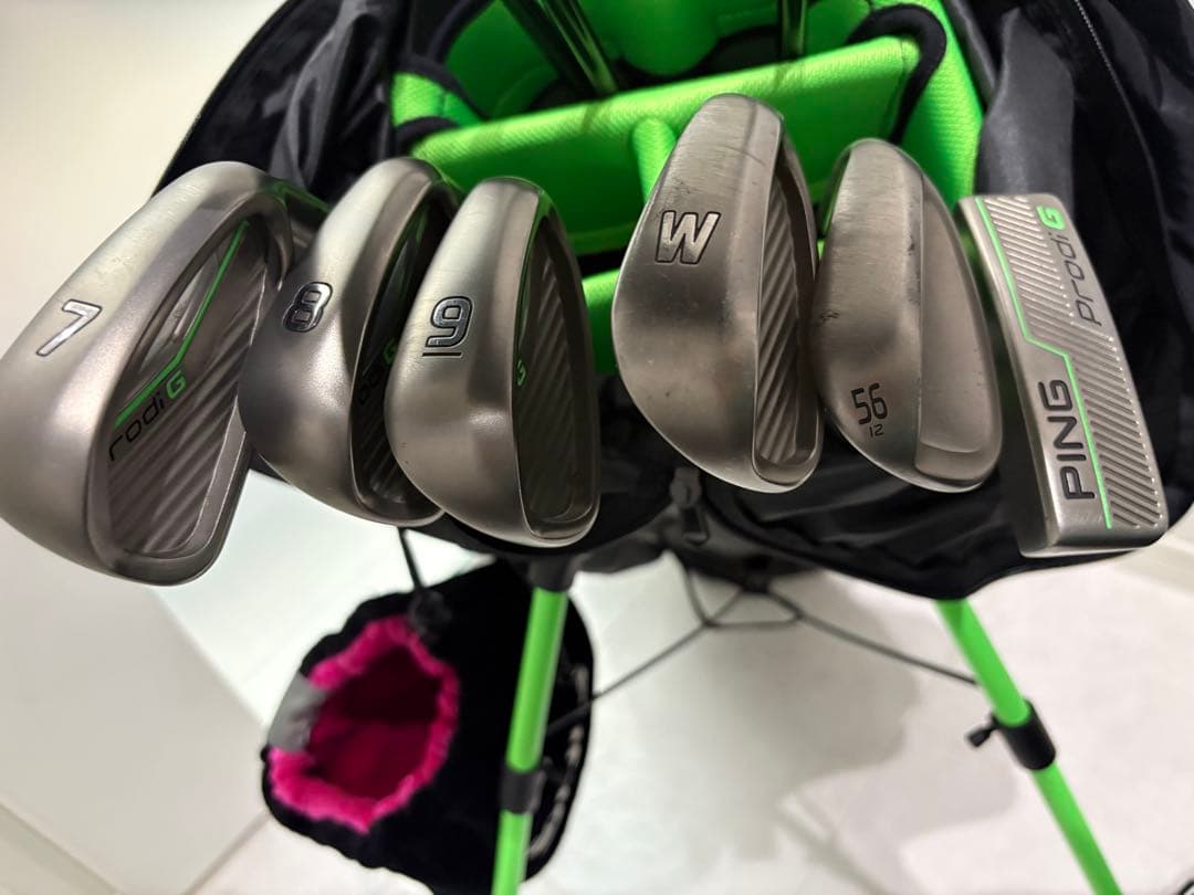 PING prodi G ピン ジュニアクラブセット 右用 145㎝ 9本セット