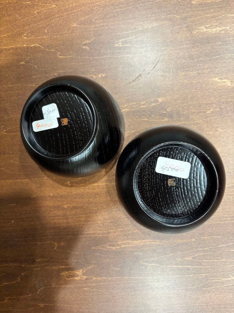 漆　お椀　黒　2つセット