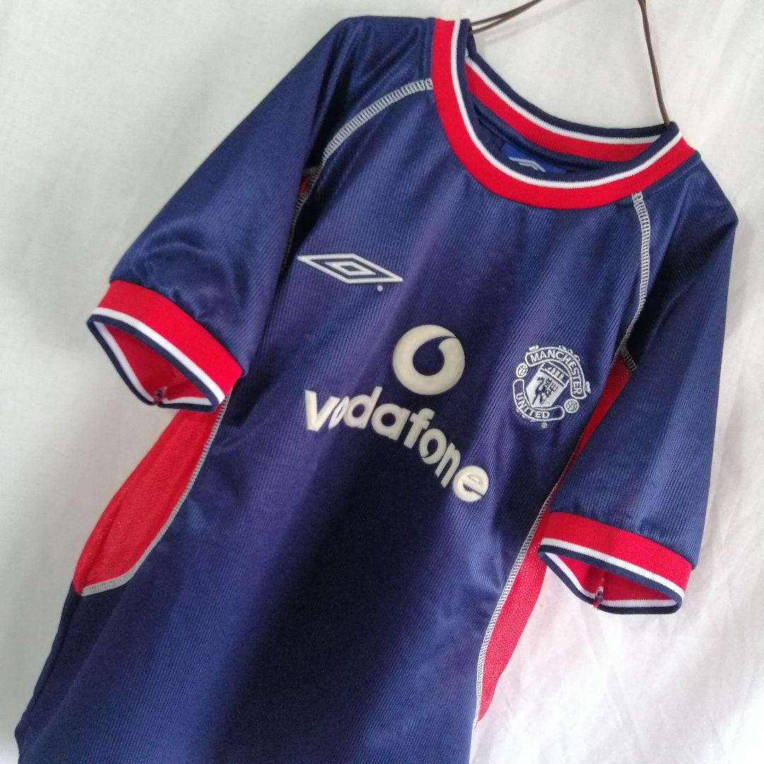 マンチェスターユナイテッド　アウェー　サッカー　ウェア　ユニフォーム　ネイビー