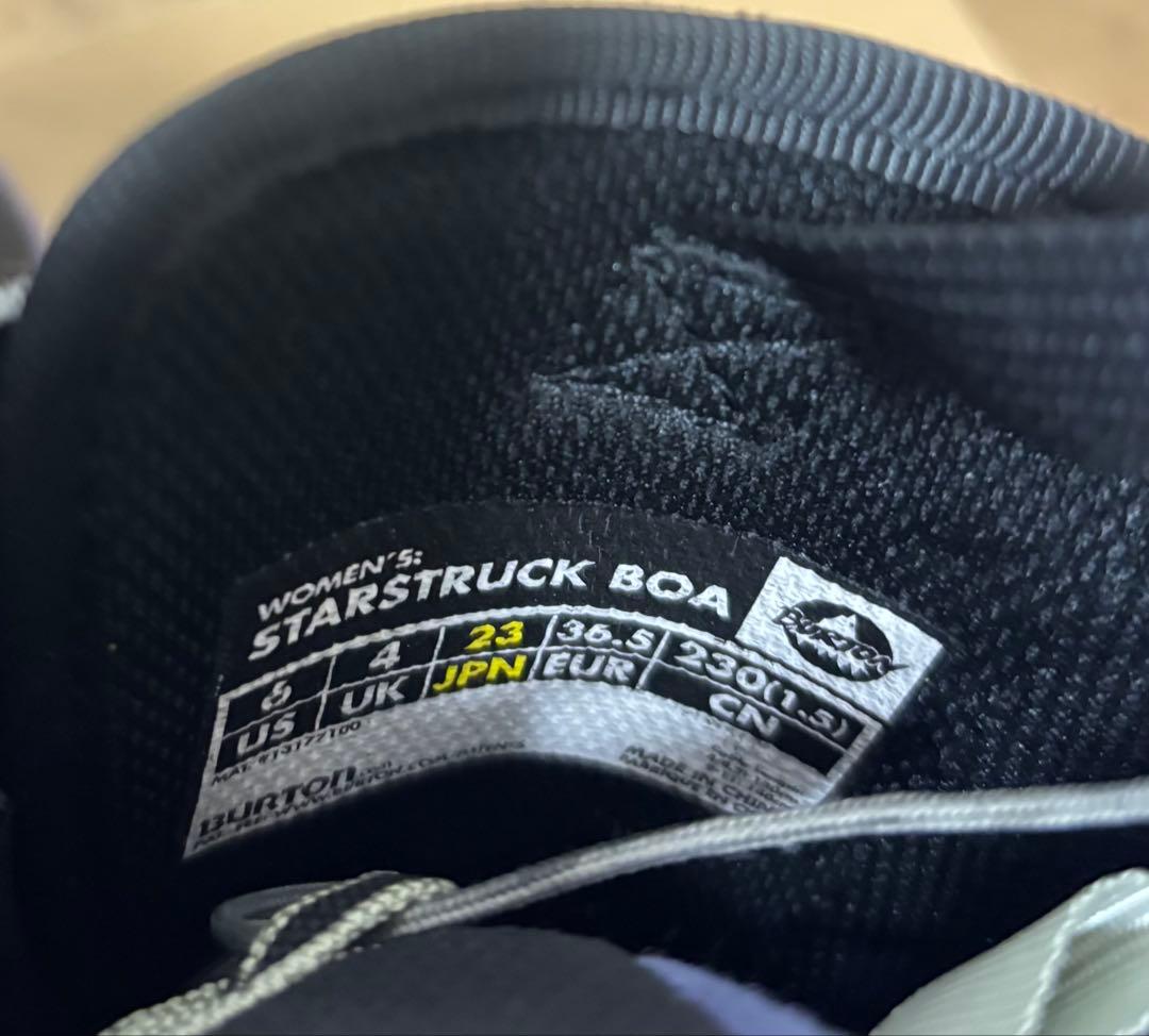 BURTON STARSTRUCK BOA スノーボードブーツ 女性　23