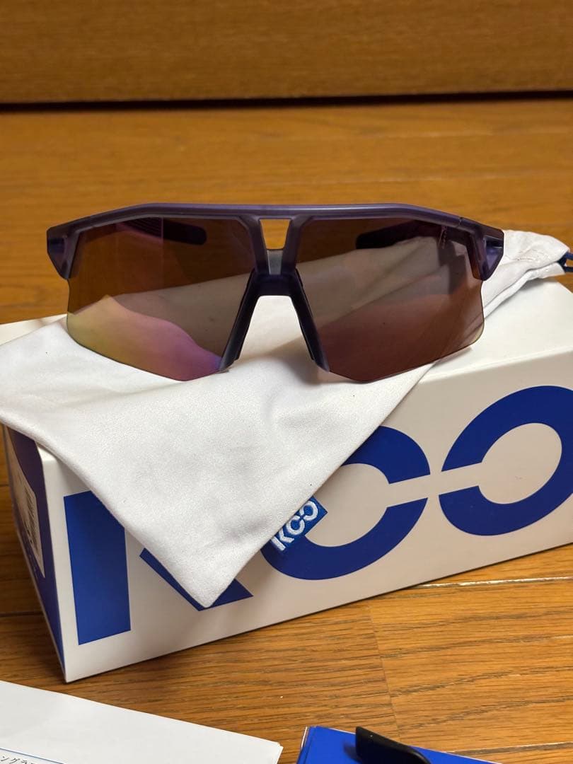 カスクKOOサングラス HYPE バイオレットグラスマット/ピンクミラー