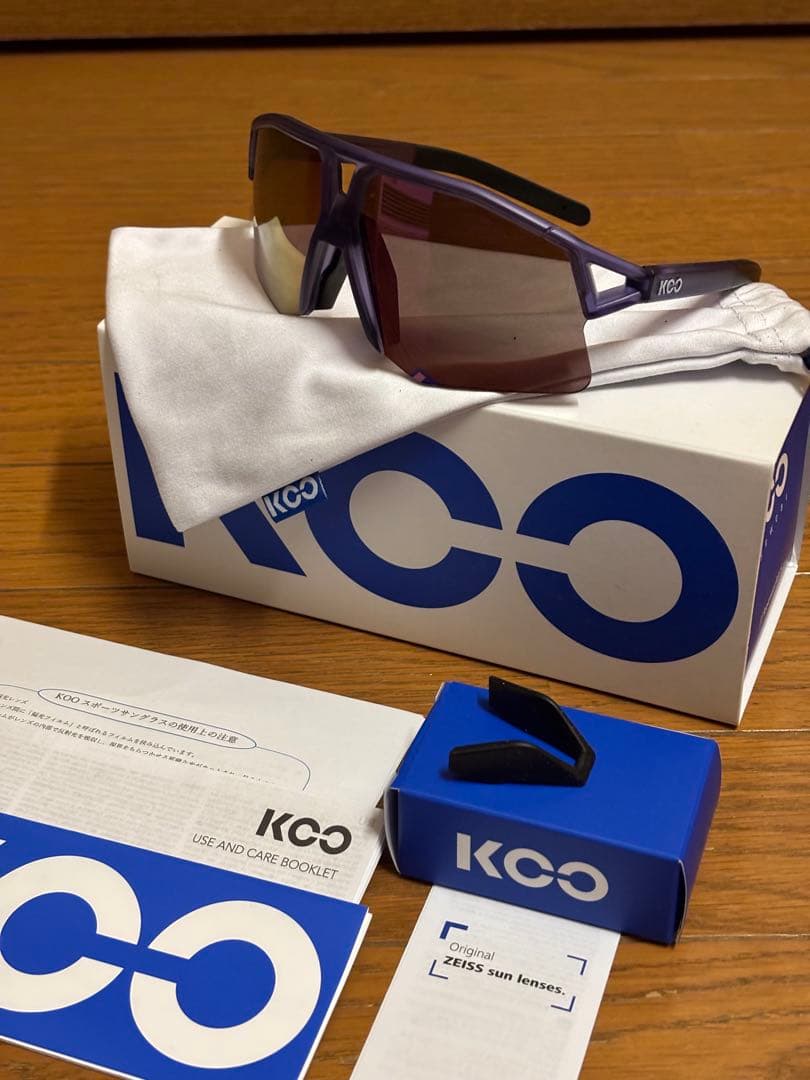 カスクKOOサングラス HYPE バイオレットグラスマット/ピンクミラー