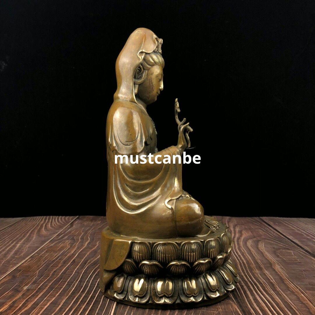 仏教美術 仏像 柳枝観音像 小仏像 銅製 銅器