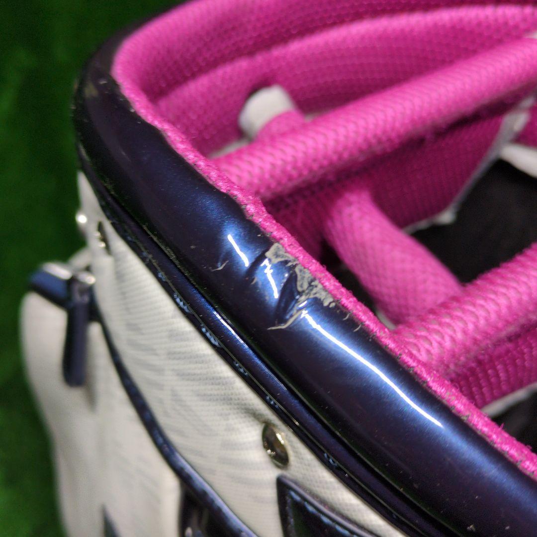 マンシングウェア レディース　キャディバッグ 5分割 46インチ　フードカバー付