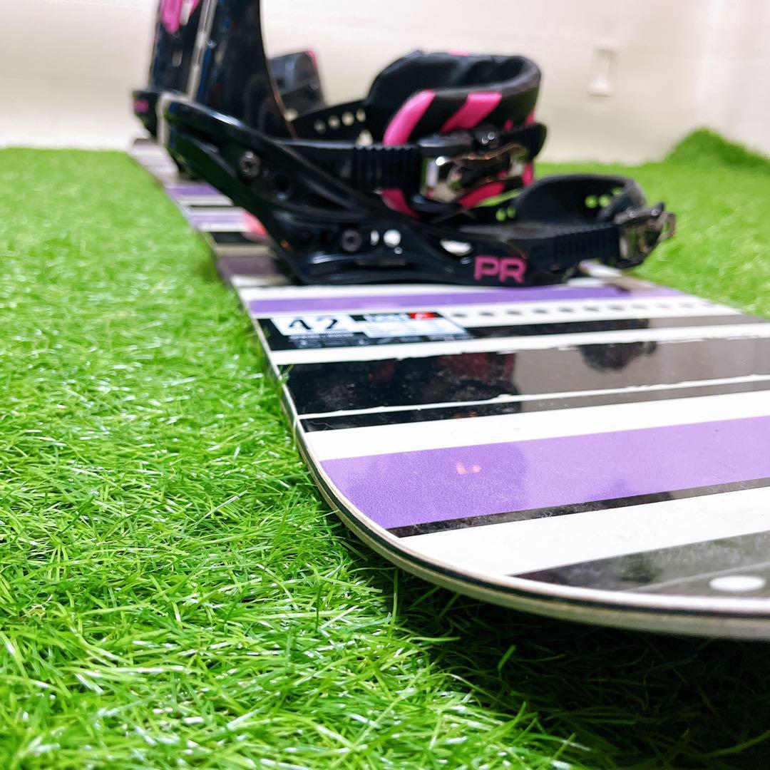 40【レディース3点・ブーツ未使用】HEAD 142cm ロッカー　FLUX M