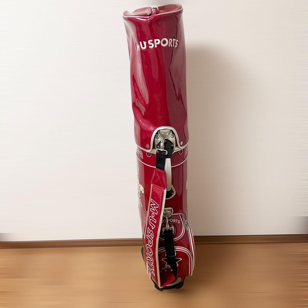 キャスター付き　希少　MU SPORTS　MU スポーツ キャディバッグ