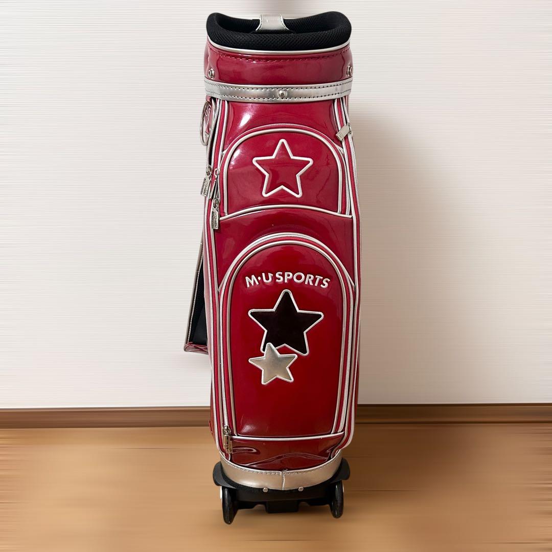 キャスター付き　希少　MU SPORTS　MU スポーツ キャディバッグ