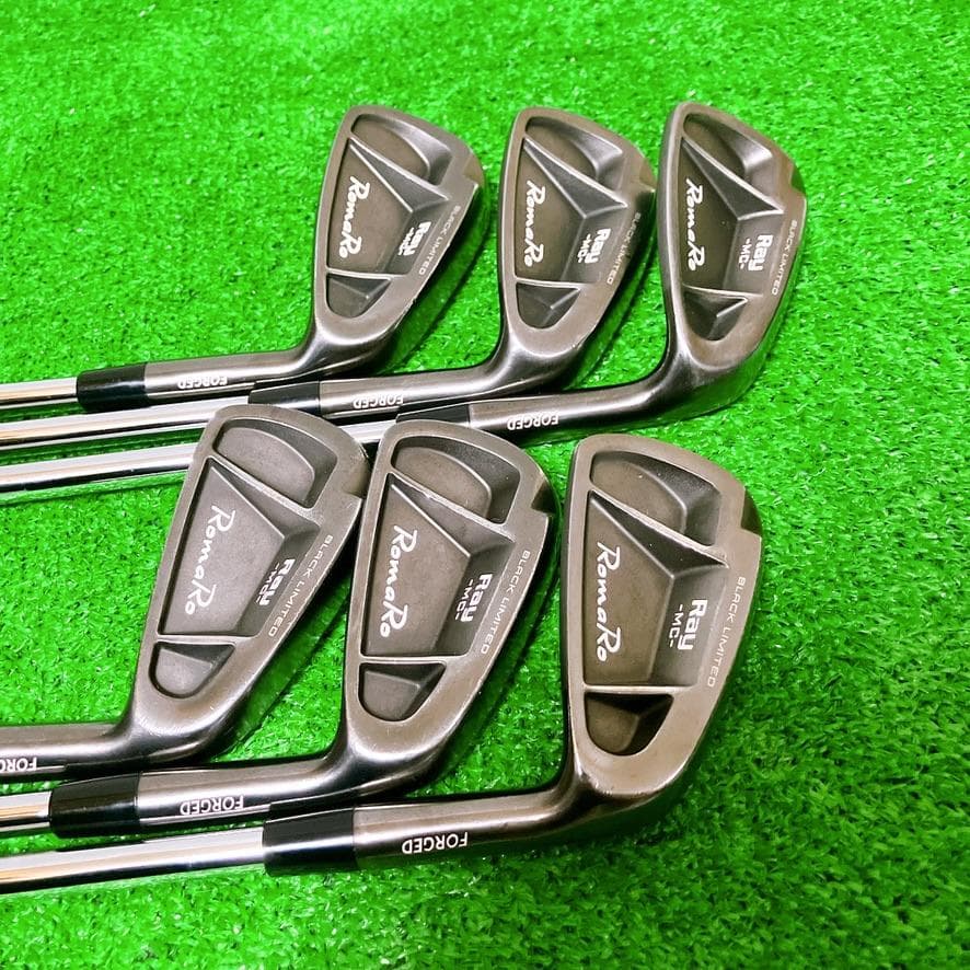 ロマロ RayMC BLACK LIMITED アイアン6本 PROJECT X