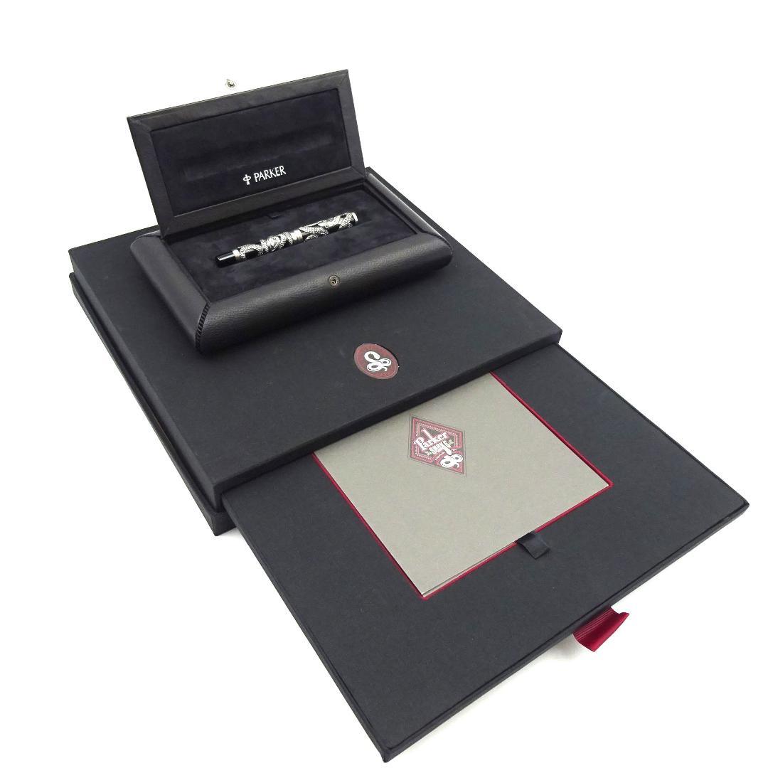 11601-1【希少】パーカー/限定/SV925/スネーク/万年筆/18K